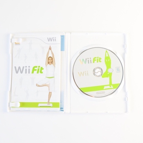 Nintendo Wii Fit video game yoga Pilates computer disc workout fun exercise - Picture 1 of 2
